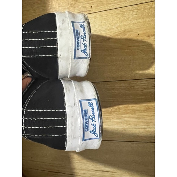 CONVERSE JACK PURCELL sz 10 canvas retro low top shoes - Picture 3 of 5